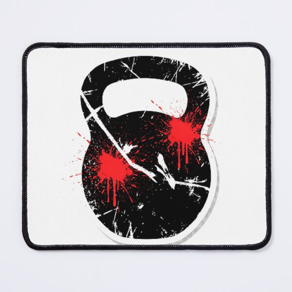 Item preview, Gritty Kettlebell Strength Training Stencil Design designed and sold by Amazing Graphics.