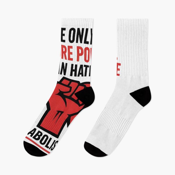 Item preview, The Only Thing More Powerful Than Hate Is Love ABOLISH ICE  designed and sold by Uglyandcute.
