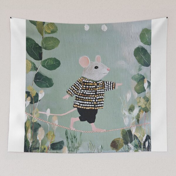 Item preview, Mouse Walking on a Tightrope designed and sold by lautir.
