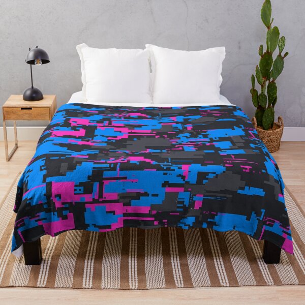 Item preview, Cyber Camo - Digital Glitch Streetwear Pattern designed and sold by Neon Nature Studio.