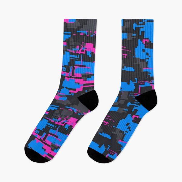 Item preview, Cyber Camo - Digital Glitch Streetwear Pattern designed and sold by Neon Nature Studio.