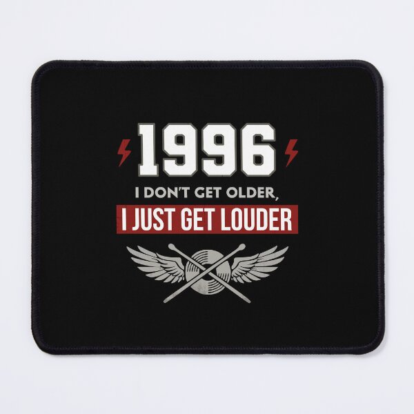 Item preview, Vintage 1996 30th Drummer Birthday - I Don't Get Older I Just Get Louder designed and sold by LinaValearte.