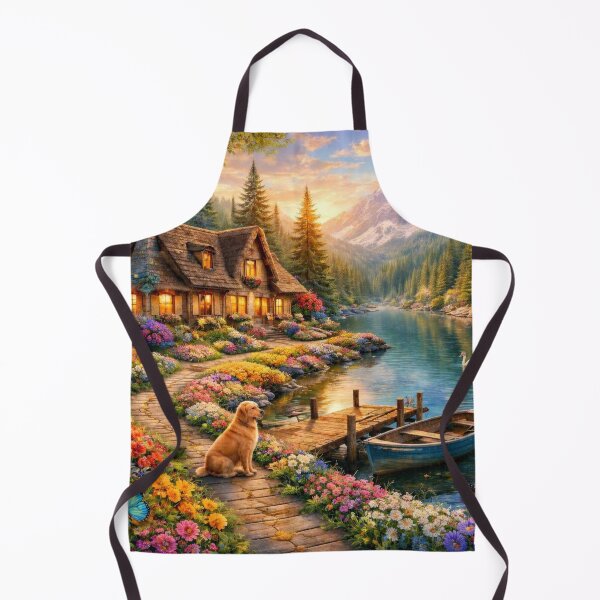 Item preview, Golden Hour at the Garden Cottage designed and sold by Catfighter.