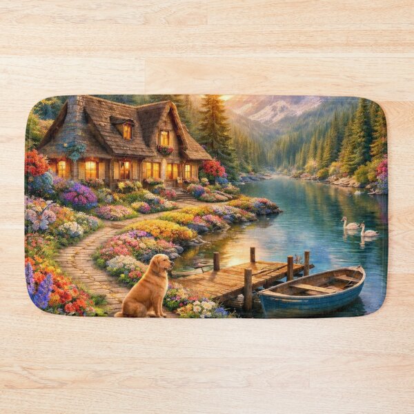 Item preview, Golden Hour at the Garden Cottage designed and sold by Catfighter.