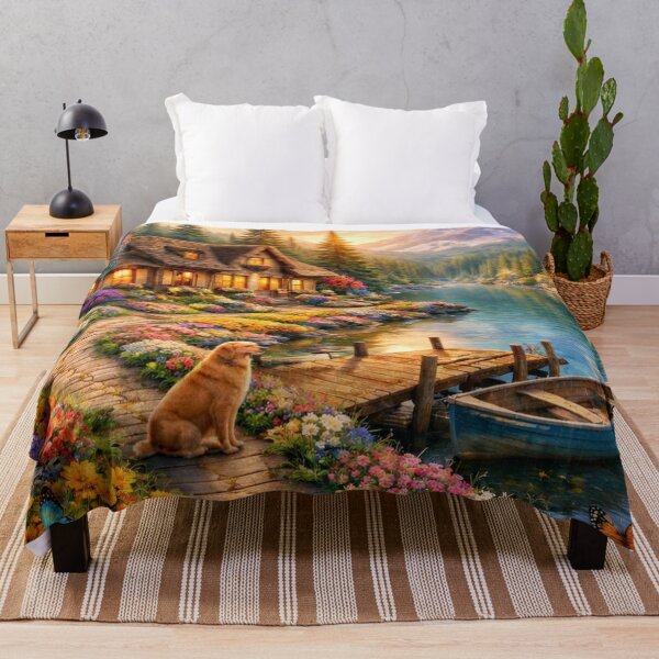 Item preview, Golden Hour at the Garden Cottage designed and sold by Catfighter.