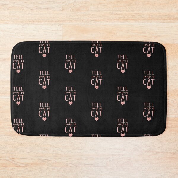 Item preview, Tell My Cat Hi – Cute Pink Cat Lover Quote Aesthetic Design designed and sold by FeelFreeStore.