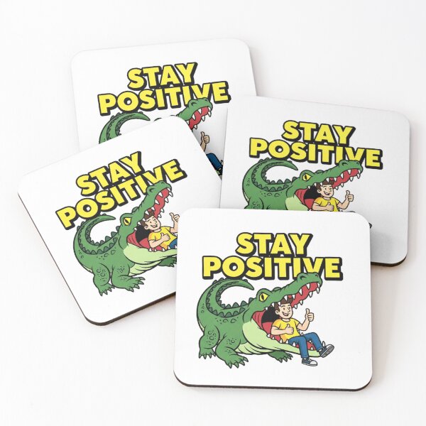 Item preview, Stay Positive Alligator Funny Dark Humor Graphic designed and sold by Amazing Graphics.