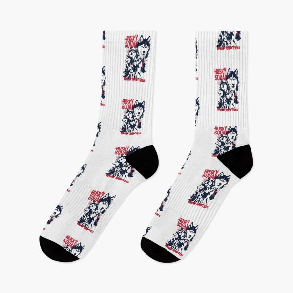 Item preview, Husky Squad Wild and Free — Gritty Urban Dog Trio Illustration | Blue and Red Husky Graphic designed and sold by Colorful-Garden.