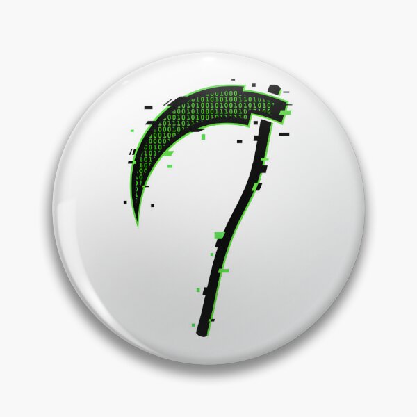 Item preview, Glitch Art Binary Code Reaper Scythe designed and sold by Kvarny.