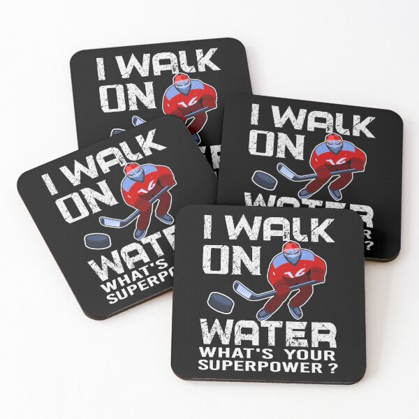 Item preview, I Walk On Water Hockey designed and sold by CleanDecor.