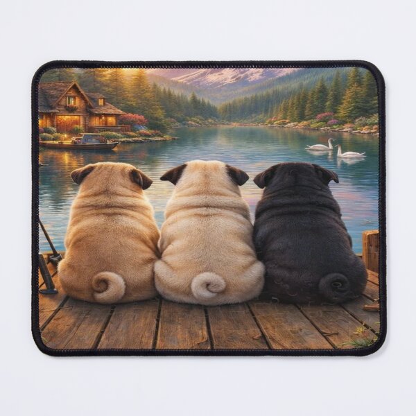 Item preview, The Pug-fect View designed and sold by Catfighter.