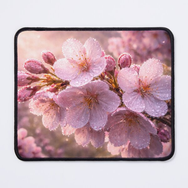 Item preview, Dew-Kissed Cherry Blossoms designed and sold by SpicyWind.