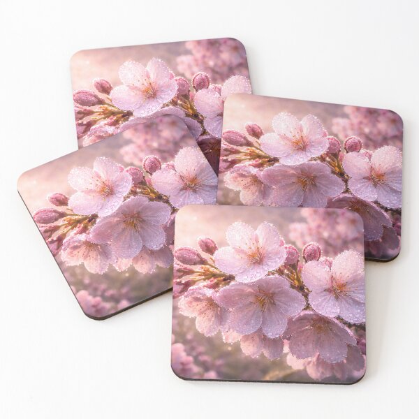 Item preview, Dew-Kissed Cherry Blossoms designed and sold by SpicyWind.