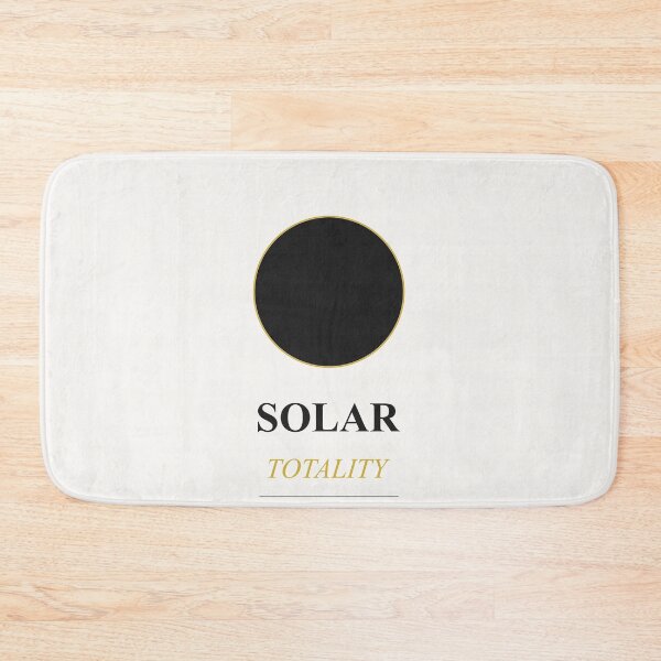 Item preview, Solar Totality Minimalist Eclipse Science Art designed and sold by Mikidesign1988.