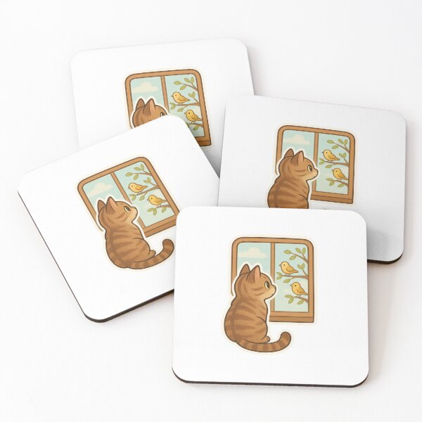 Item preview, Cat Bird Watching designed and sold by jensenlovescats.