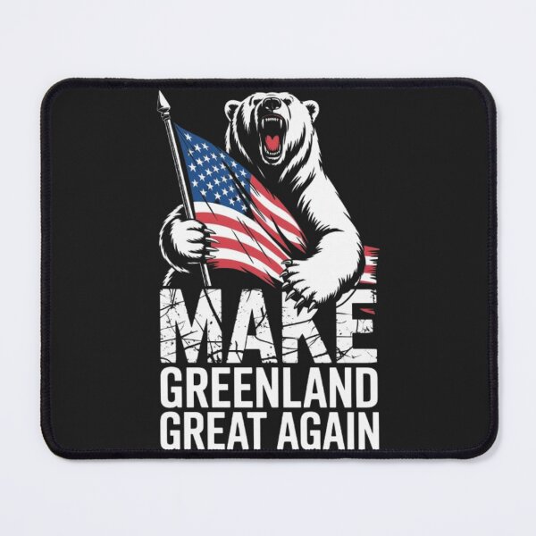 Item preview, Make Greenland Great Again Polar Bear | Bold Political Satire Art designed and sold by dortmond.