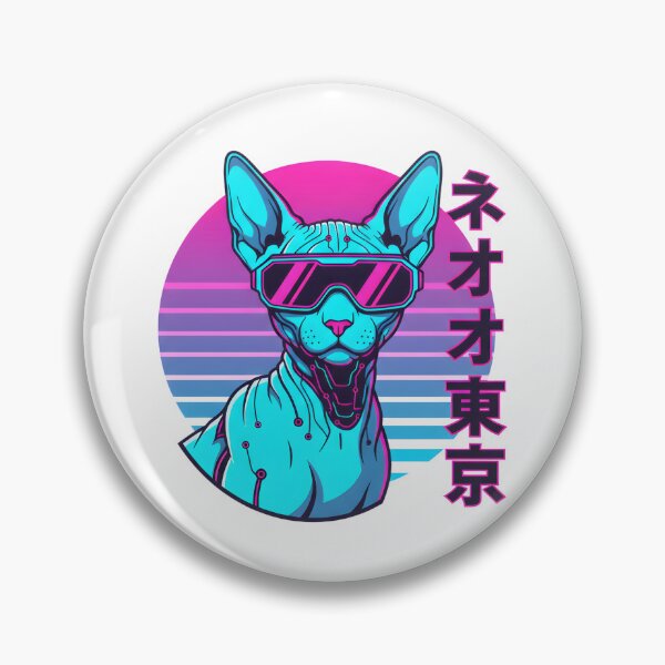 Item preview, Neo Tokyo Robotic Sphinx Cat Cyberpunk designed and sold by Kvarny.