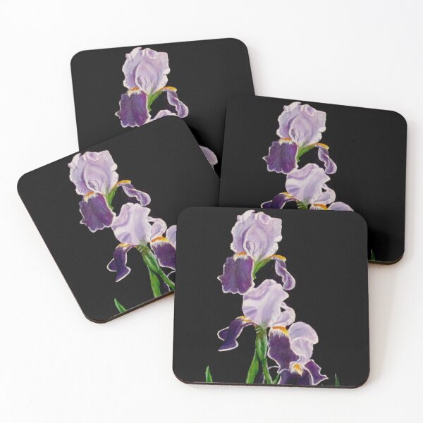 Item preview, Purple Bearded Irises  designed and sold by PaintedbyCarol.