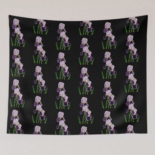 Item preview, Purple Bearded Irises  designed and sold by PaintedbyCarol.