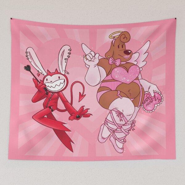 Item preview, sam and max valentine pin up v1 designed and sold by luckyclover7.