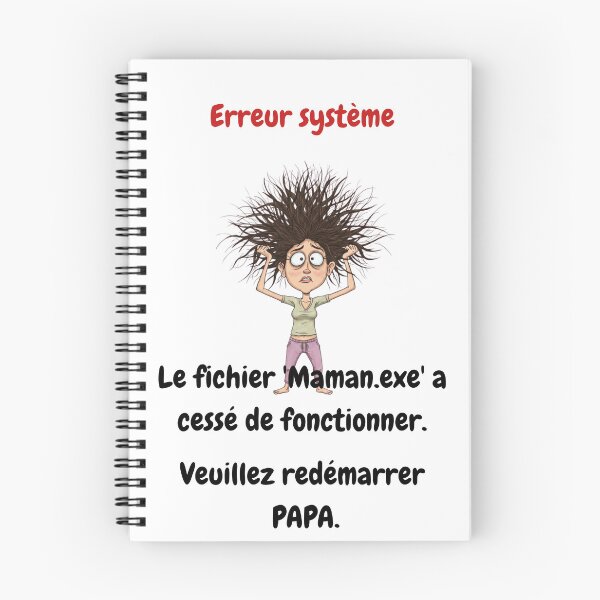 Item preview, System error designed and sold by T'as dit Maman ?!.