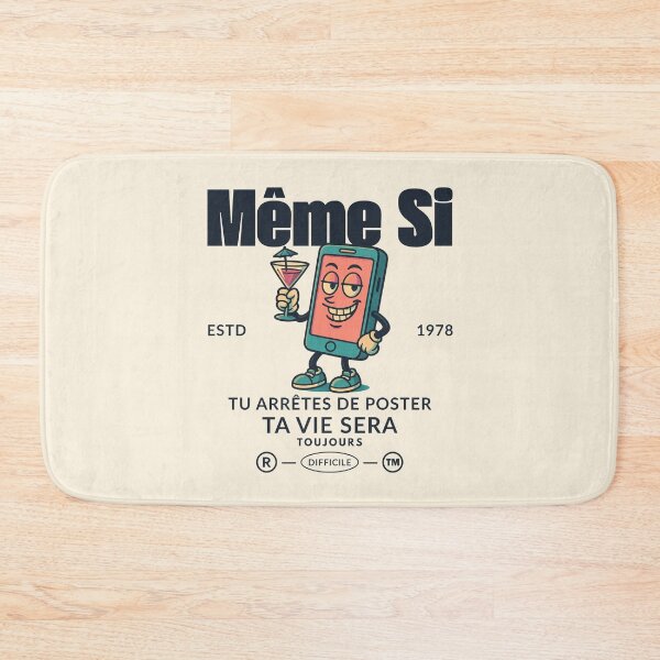 Item preview, Gabon : meme si tu arretes de poster  (Gabonese expression) designed and sold by Peerless-Prime.