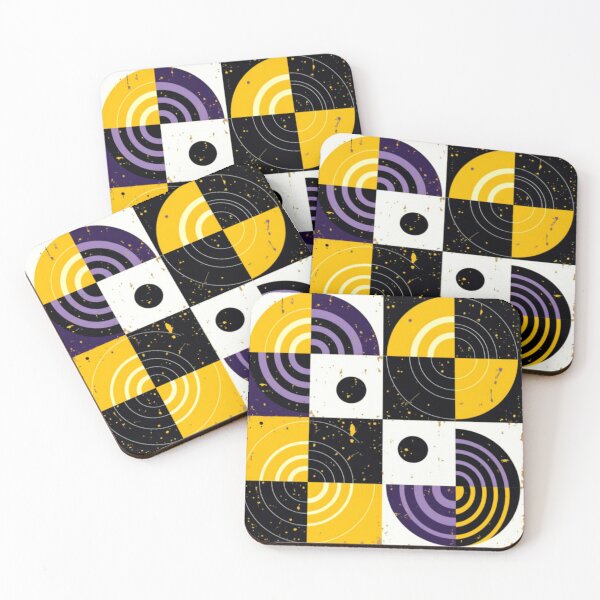 Item preview, analog frequency colorful geometric circular abstract design designed and sold by SmashingDeals.
