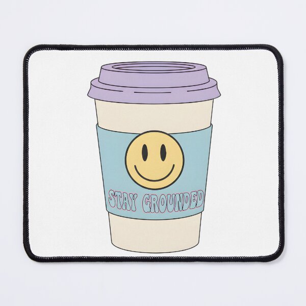 Item preview, Stay Grounded Retro 90s Coffee Smiley designed and sold by Kvarny.