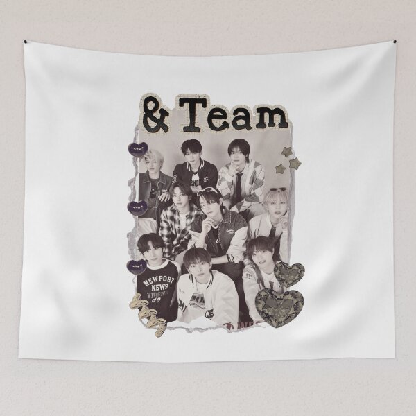 Item preview, &Team Nine-Member Global Boy Group kpop jpop designed and sold by HELL0WBELLO.