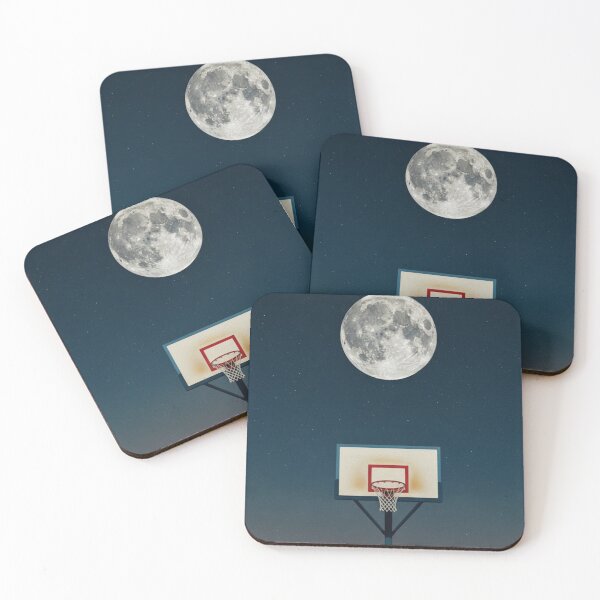 Item preview, Moonlight Basketball Dreams – Night City Hoop Art designed and sold by Dzblack.