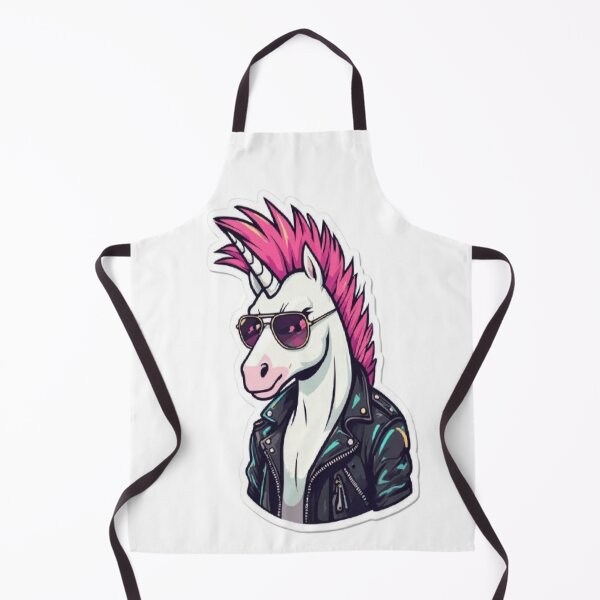 Item preview, Punk Unicorn - Retro 80s Rebel Rocker designed and sold by RetroRascalStudio.
