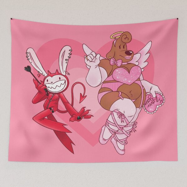 Item preview, sam and max valentine pin up v2 designed and sold by luckyclover7.