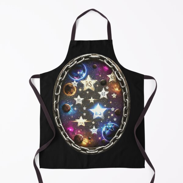 Item preview, RS Galactic Stars & Planets | Sci-Fi Space Aesthetic Chain Frame Art designed and sold by RS-Globalist-.