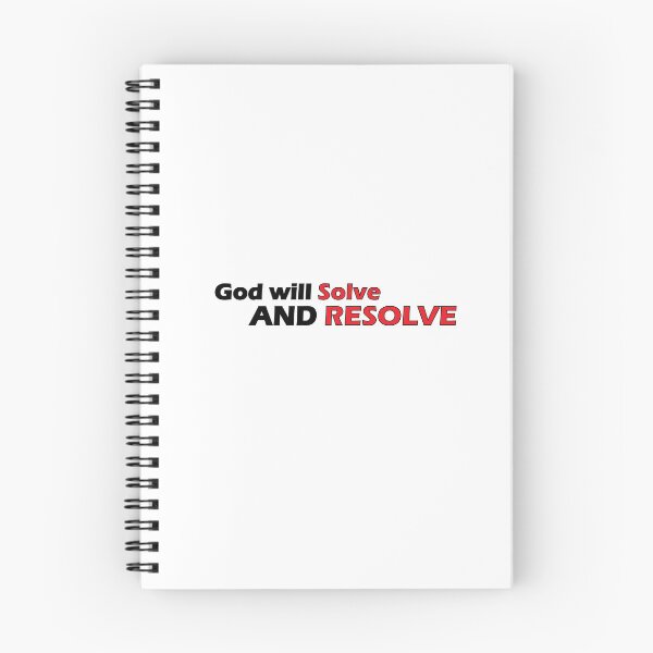 Item preview, God will solve and resolve designed and sold by Positive Mindzet!.