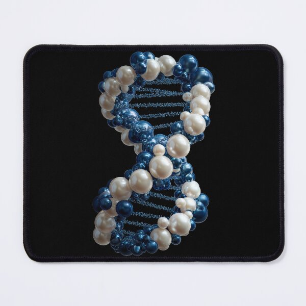 Item preview, Elegant Pearl DNA Helix – Luxury Genetics & Science Aesthetic Design designed and sold by WordPlayStudio.