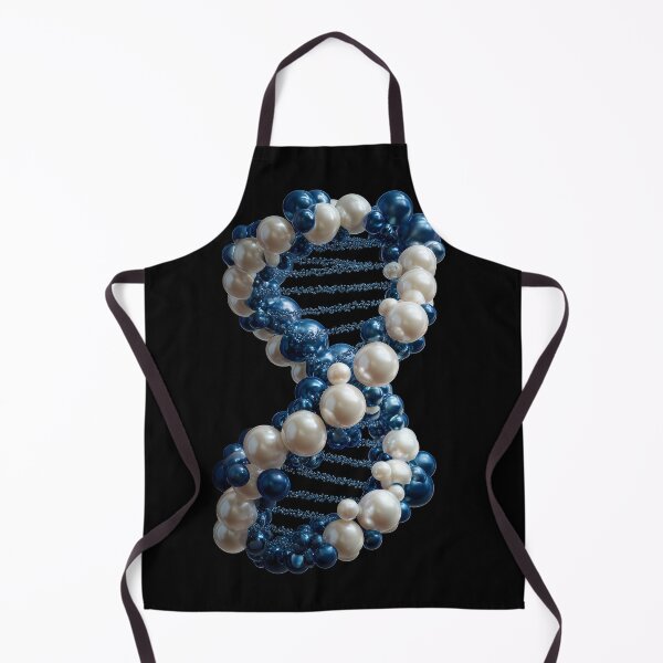 Item preview, Elegant Pearl DNA Helix – Luxury Genetics & Science Aesthetic Design designed and sold by WordPlayStudio.