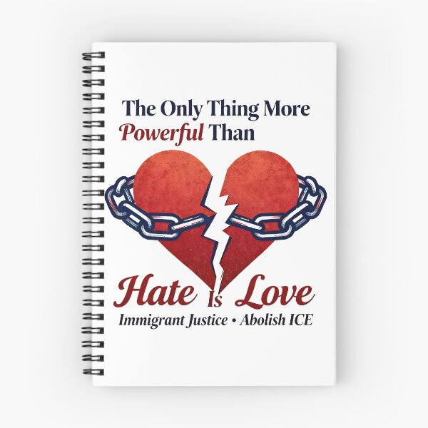 Item preview, The Only Thing More Powerful Than Hate Is Love ABOLISH ICE  designed and sold by Uglyandcute.