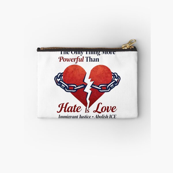 Item preview, The Only Thing More Powerful Than Hate Is Love ABOLISH ICE  designed and sold by Uglyandcute.