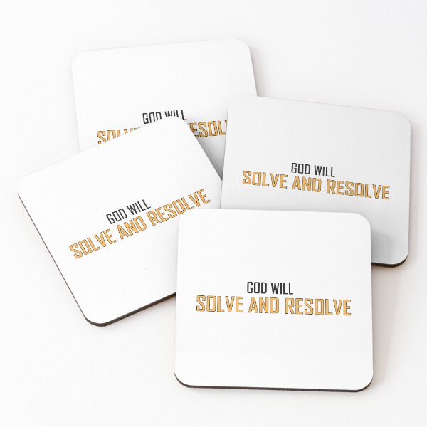 Item preview, God will solve and resolve designed and sold by Positive Mindzet!.
