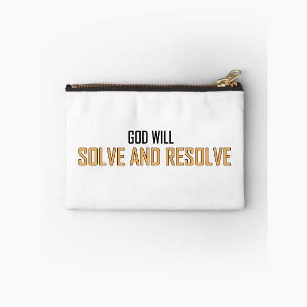 Item preview, God will solve and resolve designed and sold by Positive Mindzet!.