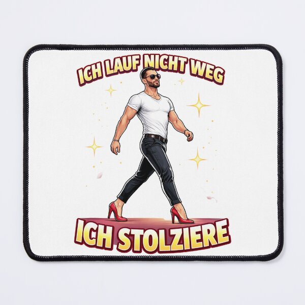Item preview, I'm not running away – I'm strutting | Confident statement design with high heels designed and sold by FrenchieFever.
