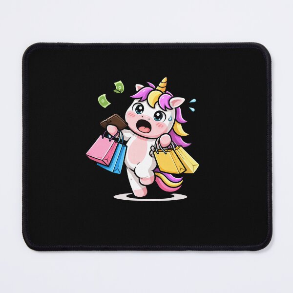Item preview, Shopping Broke Unicorn – Panic Shopping Unicorn designed and sold by ColorSplash123.