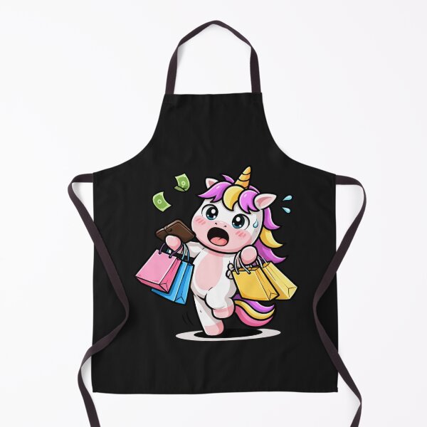 Item preview, Shopping Broke Unicorn – Panic Shopping Unicorn designed and sold by ColorSplash123.