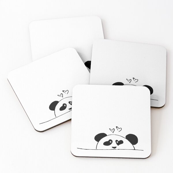 Item preview, Valentine Panda Minimal Line Art Illustration designed and sold by StructureMeBG.