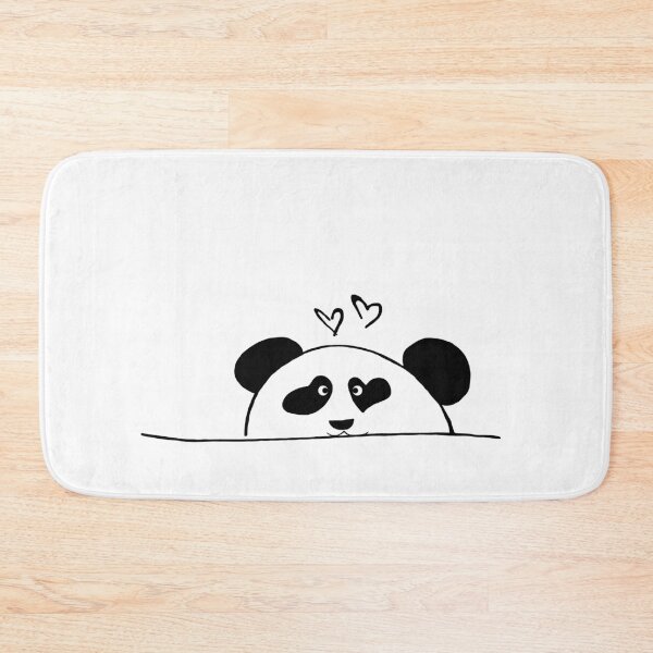 Item preview, Valentine Panda Minimal Line Art Illustration designed and sold by StructureMeBG.