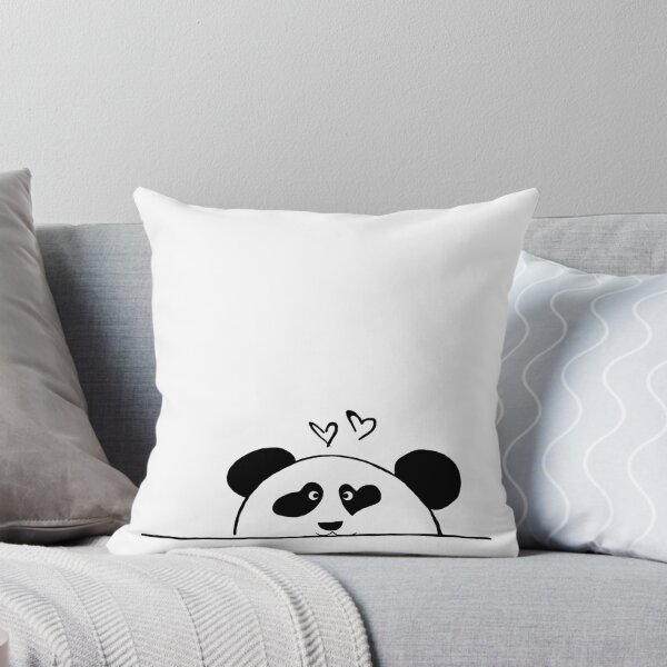 Item preview, Valentine Panda Minimal Line Art Illustration designed and sold by StructureMeBG.
