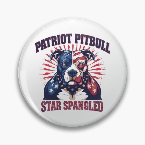 Item preview, patriot pitbull star spangled dog pitbull lovers designed and sold by shop43.