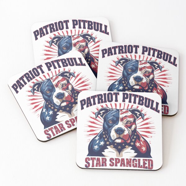Item preview, patriot pitbull star spangled dog pitbull lovers designed and sold by shop43.