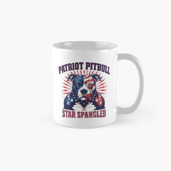 Item preview, patriot pitbull star spangled dog pitbull lovers designed and sold by shop43.
