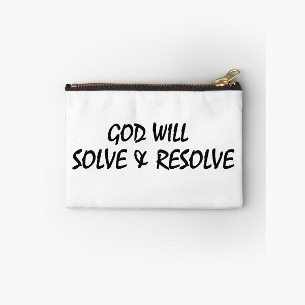 Item preview, God will solve and resolve designed and sold by Positive Mindzet!.
